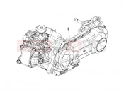 PIAGGIO Fly 150 (LBMM57) Engine, assembly