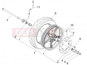 PIAGGIO Fly 150 (LBMM57) Front wheel