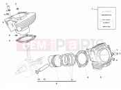 DUCATI 1999 Monster 600 Dark City CYLINDER - PISTON » ENGINE CASE