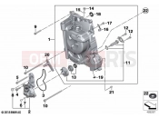 BMW Motorrad BMW 2020 C models C 400 X (0C09, 0C19) Engine housing cover, right