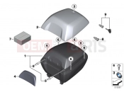 BMW Motorrad BMW 2020 C models C 400 X (0C09, 0C19) Topcase 30I