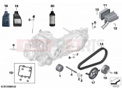 BMW Motorrad BMW 2020 C models C 400 X (0C09, 0C19) Service, engine oil / inspection