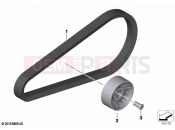 BMW Motorrad BMW 2020 C models C 400 X (0C09, 0C19) CVT belt