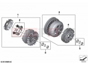 BMW Motorrad BMW 2020 C models C 400 X (0C09, 0C19) CVT unit