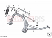 BMW Motorrad BMW 2020 C models C 400 X (0C09, 0C19) Centre stand