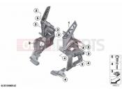 BMW Motorrad BMW 2020 C models C 400 X (0C09, 0C19) Clothes holder, front