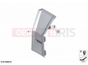 BMW Motorrad BMW 2020 C models C 400 X (0C09, 0C19) Cover, trim panel holder