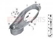 BMW Motorrad BMW 2020 C models C 400 X (0C09, 0C19) Luggage compartment floor