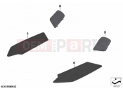 BMW Motorrad BMW 2020 C models C 400 X (0C09, 0C19) Footboard facings