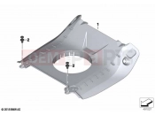 BMW Motorrad BMW 2020 C models C 400 X (0C09, 0C19) Tank cover, middle