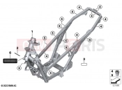 BMW Motorrad BMW 2020 C models C 400 X (0C09, 0C19) Main frame