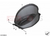 BMW Motorrad BMW 2020 C models C 400 X (0C09, 0C19) Luggage compartment, rear