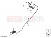 BMW Motorrad BMW 2020 C models C 400 X (0C09, 0C19) Luggage compartment lock