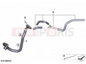 BMW Motorrad BMW 2020 C models C 400 X (0C09, 0C19) Hose pipes