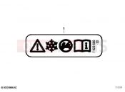 BMW Motorrad BMW 2020 C models C 400 X (0C09, 0C19) Sign No riding