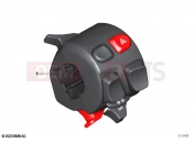 BMW Motorrad BMW 2020 C models C 400 X (0C09, 0C19) Multifunction switch left button black