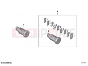 BMW Motorrad BMW 2020 C models C 400 X (0C09, 0C19) Lock cylinder