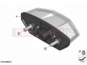 BMW Motorrad BMW 2020 C models C 400 X (0C09, 0C19) LED rear light