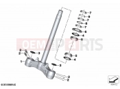 BMW Motorrad BMW 2020 C models C 400 X (0C09, 0C19) Fork bridge | Fork bridge
