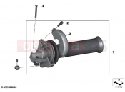BMW Motorrad BMW 2020 C models C 400 X (0C09, 0C19) Throttle grip heated