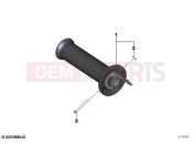 BMW Motorrad BMW 2020 C models C 400 X (0C09, 0C19) Grip left unheated