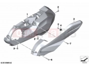 BMW Motorrad BMW 2020 C models C 400 X (0C09, 0C19) Cover CVT 2