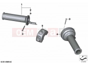 BMW Motorrad BMW 2020 C models C 400 X (0C09, 0C19) Heated handlebar grips 2
