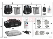 BMW Motorrad BMW 2020 C models C 400 X (0C09, 0C19) Luggage system 