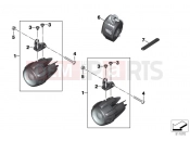 BMW Motorrad BMW 2020 C models C 400 X (0C09, 0C19) LED additional headlight 2