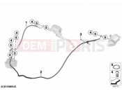 BMW Motorrad BMW 2020 C models C 400 X (0C09, 0C19) Brake lines, front 2 2