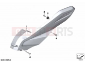 BMW Motorrad BMW 2020 C models C 400 X (0C09, 0C19) Cover for intake silencer 2