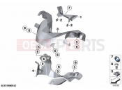 BMW Motorrad BMW 2020 C models C 400 X (0C09, 0C19) Handlebar cover 2