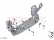 BMW Motorrad BMW 2020 C models C 400 X (0C09, 0C19) Footboard support 2