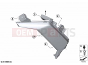 BMW Motorrad BMW 2020 C models C 400 X (0C09, 0C19) Trim turn indicator 2