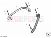 BMW Motorrad BMW 2020 C models C 400 X (0C09, 0C19) Handle rear 2