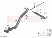 BMW Motorrad BMW 2020 C models C 400 X (0C09, 0C19) Cable duct | Cable duct