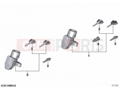 BMW Motorrad BMW 2020 C models C 400 X (0C09, 0C19) Single key locking system EWS 4 2