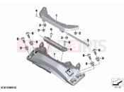BMW Motorrad BMW 2020 C models C 400 X (0C09, 0C19) Seat, hinge 2