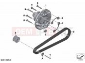 BMW Motorrad BMW 2020 C models C evolution (0C03) Belt Drive