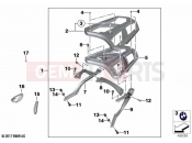 BMW Motorrad BMW 2020 C models C evolution (0C03) Luggage grid