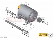 BMW Motorrad BMW 2020 C models C evolution (0C03) El. machine with fork bearing | El. machine with fork bearing