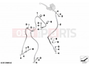 BMW Motorrad BMW 2020 C models C evolution (0C03) Brake lines, ABS front