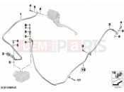 BMW Motorrad BMW 2020 C models C evolution (0C03) Brake lines, ABS rear