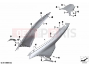 BMW Motorrad BMW 2020 C models C evolution (0C03) Tail trim