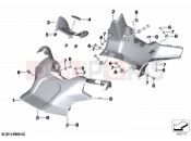 BMW Motorrad BMW 2020 C models C evolution (0C03) Handlebar fairing