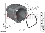 BMW Motorrad BMW 2022 C models CE04 (0C51, 0C53) Helmet compartment base | Helmet compartment base
