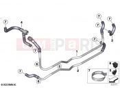 BMW Motorrad BMW 2022 C models CE04 (0C51, 0C53) Coolant lines | Coolant lines
