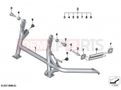 BMW Motorrad BMW 2021 C models CE04 (0C51, 0C53) Centre stand | Centre stand