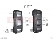 BMW Motorrad BMW 2021 C models CE04 (0C51, 0C53) Additional switch special vehicle right | Additional switch special vehicle right