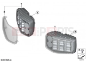 LED flashing warning lights | LED flashing warning lights - BMW Motorrad F 750 GS (0B08, 0B18) 2021